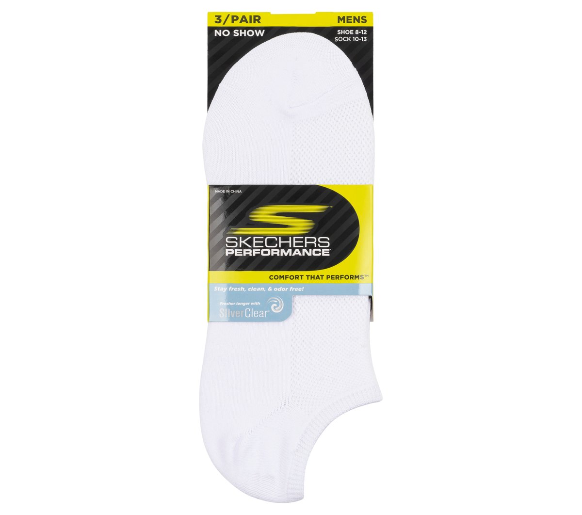 Men|Clothing Skechers 3 Pack No Show Stretch Socks | Skechers Men|Clothing