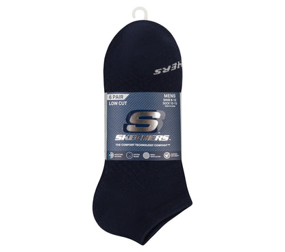 Men|Clothing Skechers 6 Pack Men's Low Cut Texture Knit Socks | Skechers Men|Clothing