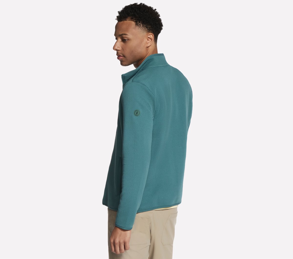 Men Skechers The Hoodless Hoodie Ottoman Jacket | Skechers Men
