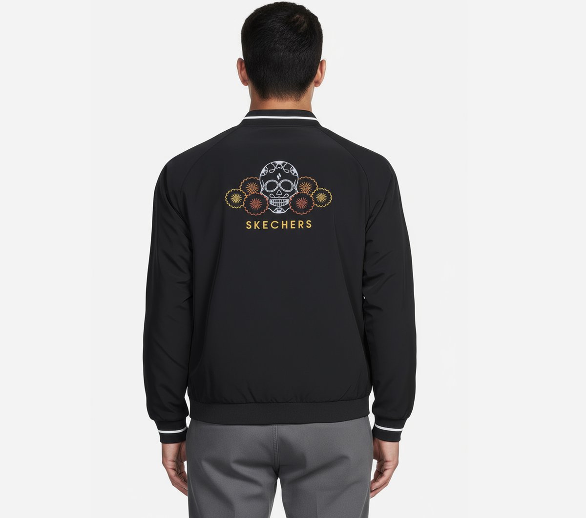 Men Skechers Dia de Muertos Bomber Jacket | Skechers Men