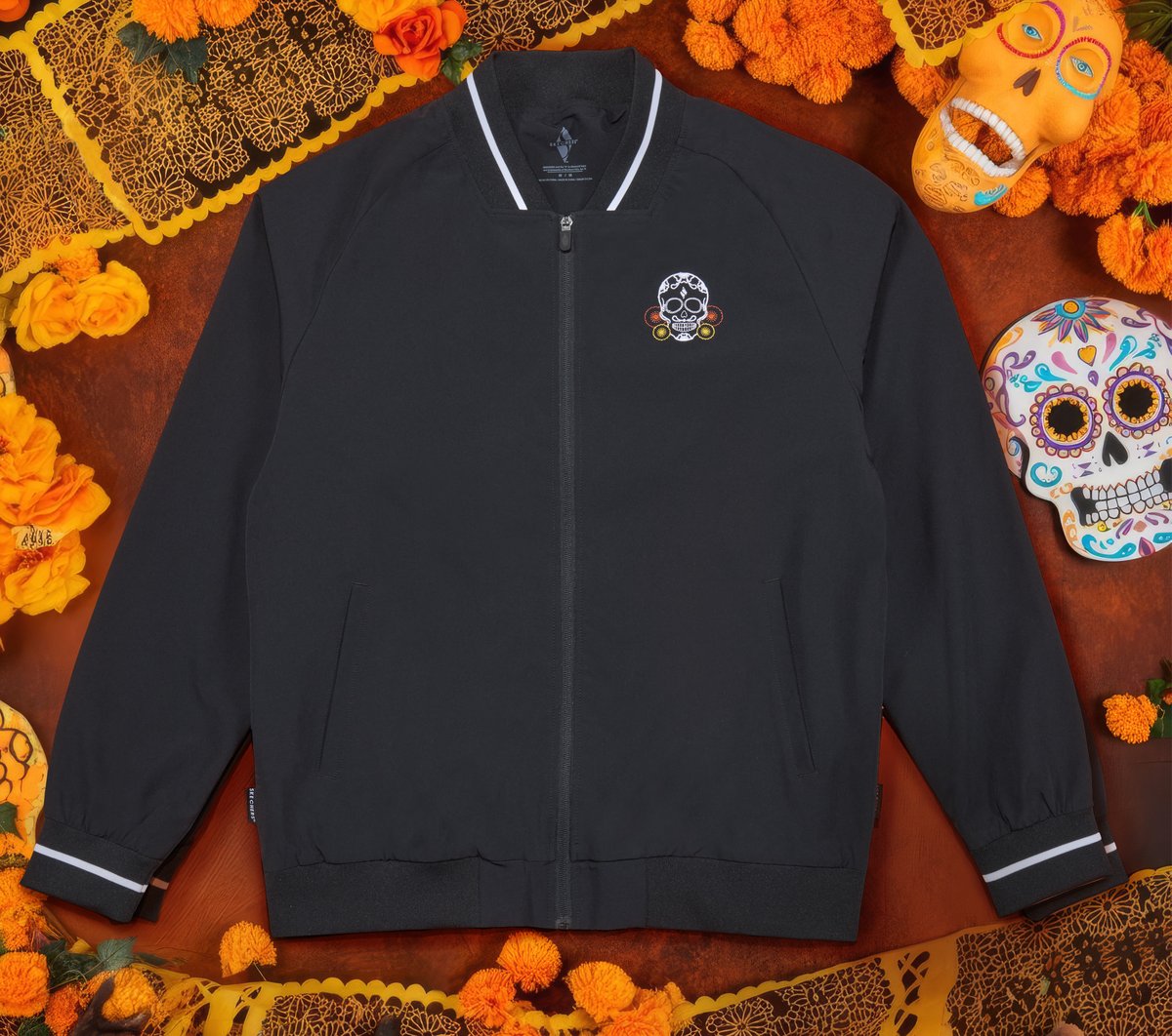 Men Skechers Dia de Muertos Bomber Jacket | Skechers Men