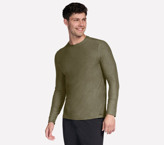 Men Skechers GO DRI All Day Long Sleeve Tee | Skechers Men