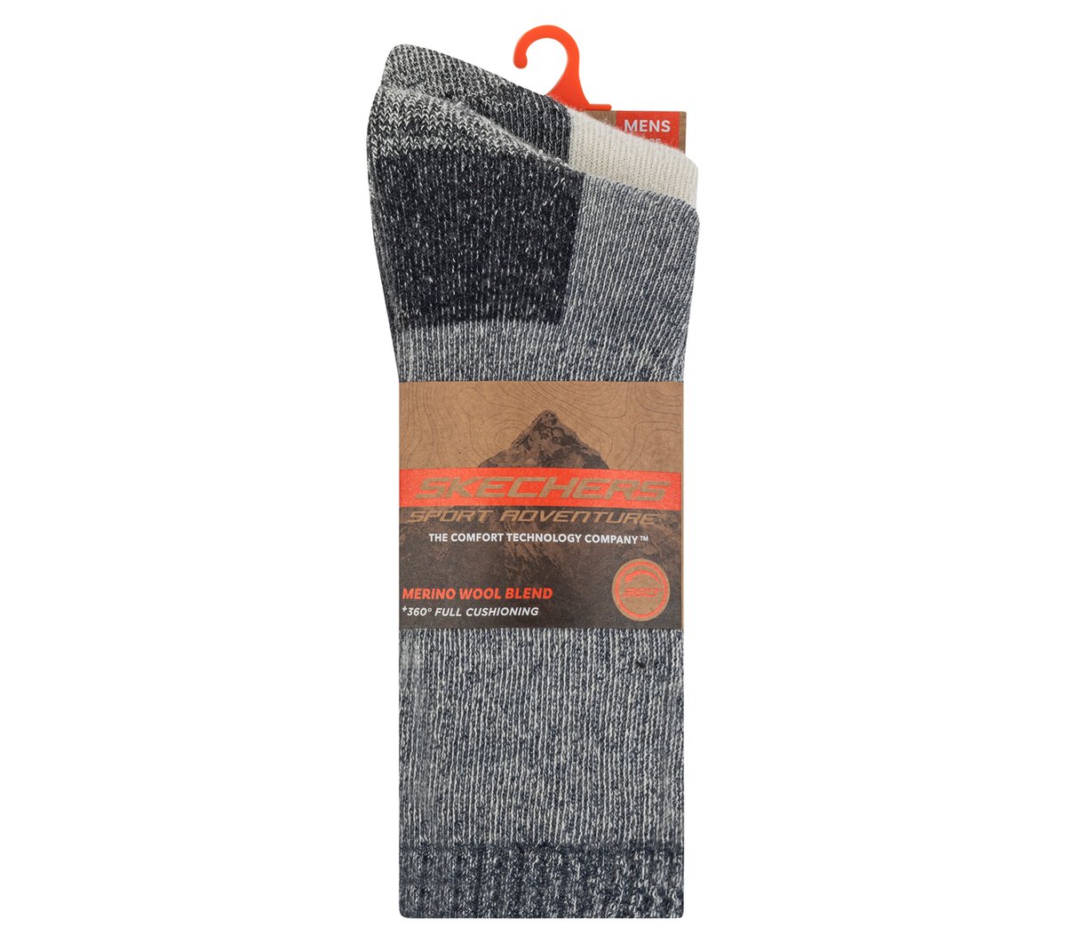 Clothing Skechers 2 Pack Men's Crew Wool Socks | Skechers Clothing