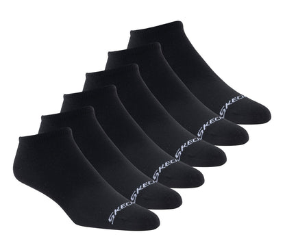 Clothing Skechers 6 Pack Men's Cotton No Show Socks | Skechers Clothing