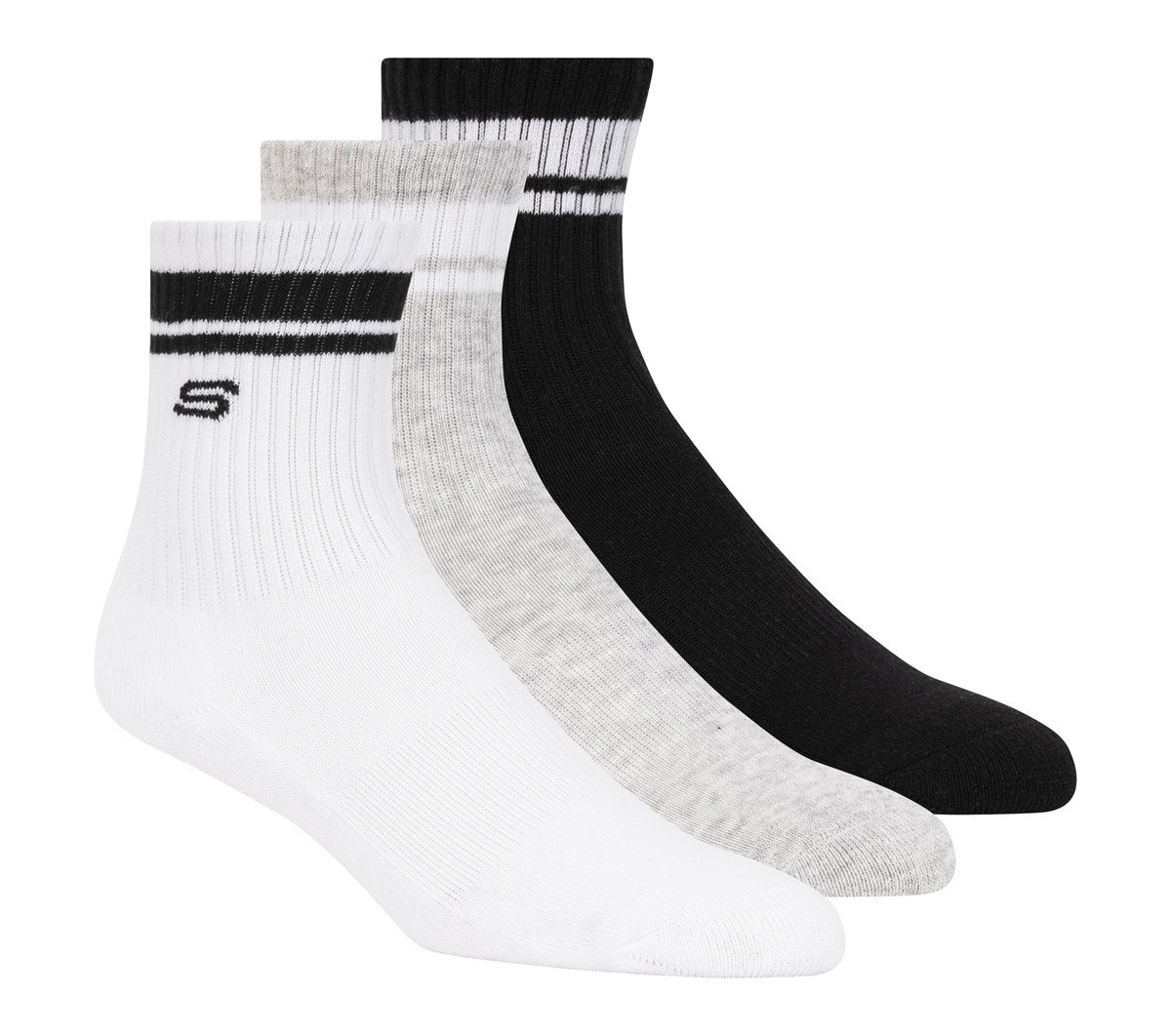 Clothing Skechers 3 Pack Boys' Crew Socks | Skechers Clothing